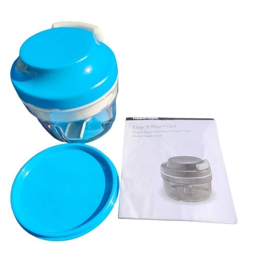 Tupperware Chop N Prep Chef Mini Herb Chopper New Out Of Box